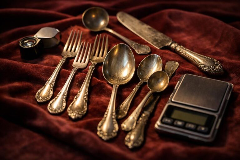 Sterling Silverware Value: Real vs. Plated, Marks, and Today’s Melt Price